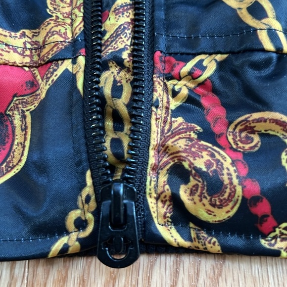 True Religion XL true chain satin baroque print zippered jacket. - Picture 12 of 13